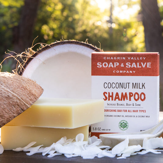 Natural Organic Coconut Milk Shampoo Bar