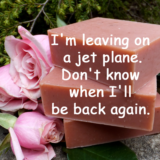 Take natural soap when you travel to make your life a little easier and your skin a bit healthier