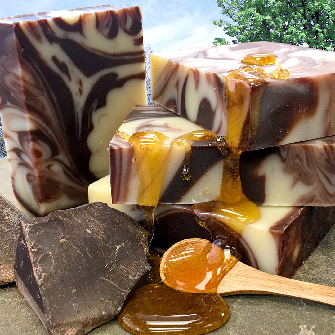 Natural Organic Chocolate & Honey Moisturizing Body Soap Bar