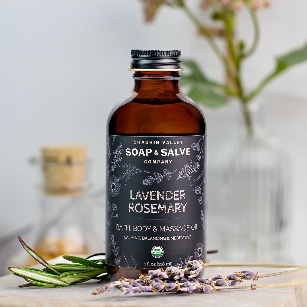 lavender plant oil Bath & Body Oil: Lavender Rosemary