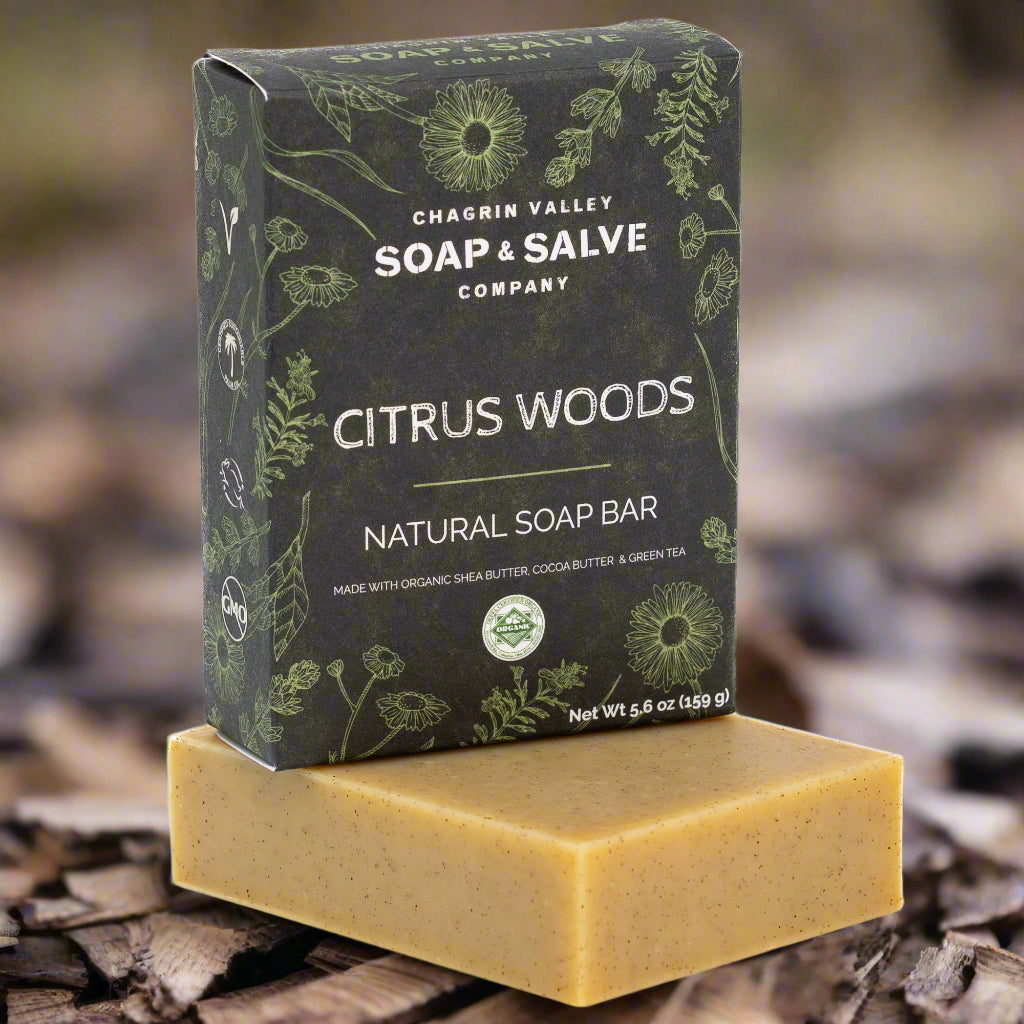 Organic Citrus Woods Natural Soap Bar