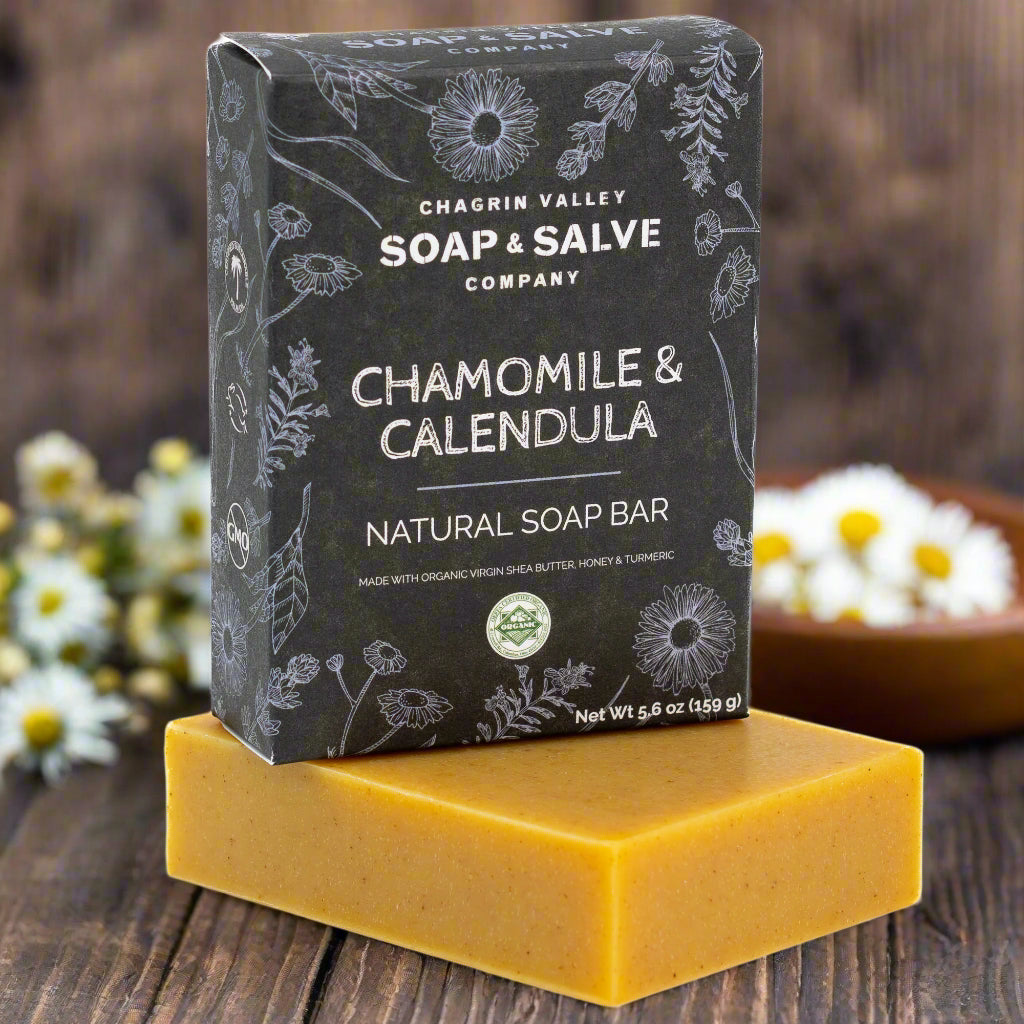 Natural Soap Bar - Chamomile and Calendula