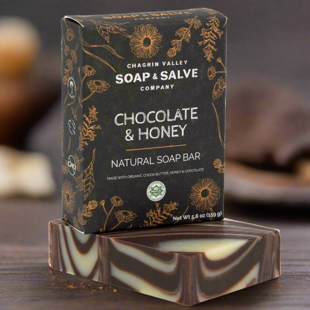 Natural Soap Bar - Chocolate and Honey