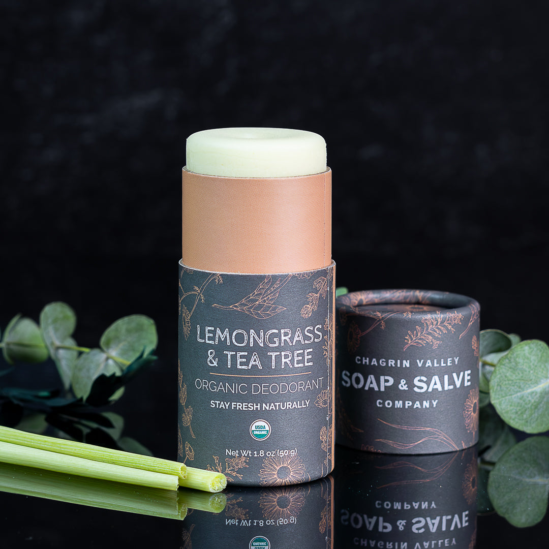 earth science tea tree lavender deodorant Deodorant: Stick Lemongrass Tea Tree – Chagrin Valley Soap & Salve