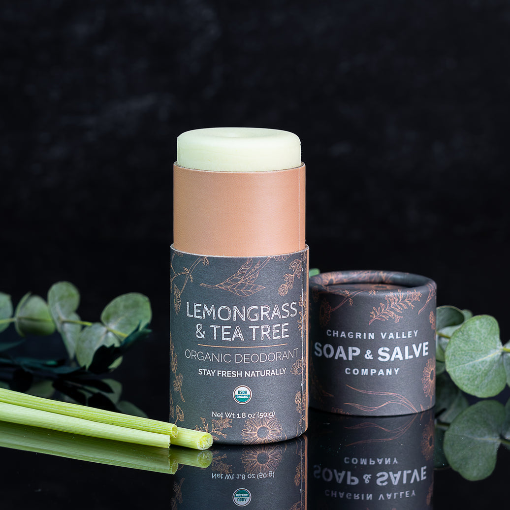 Organic Deodorant Stick - Lemongrass Tea Tree