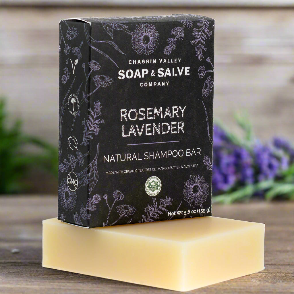 Organic Rosemary Lavender Shampoo Bar