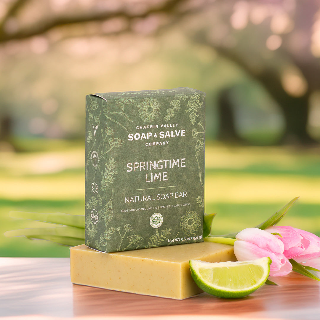Natural Soap: Springtime Lime - Main Image