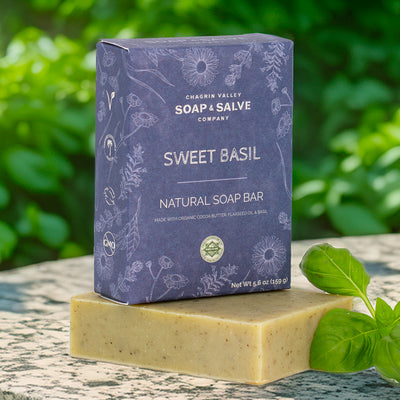 Organic Sweet Basil Spring Soap Bar