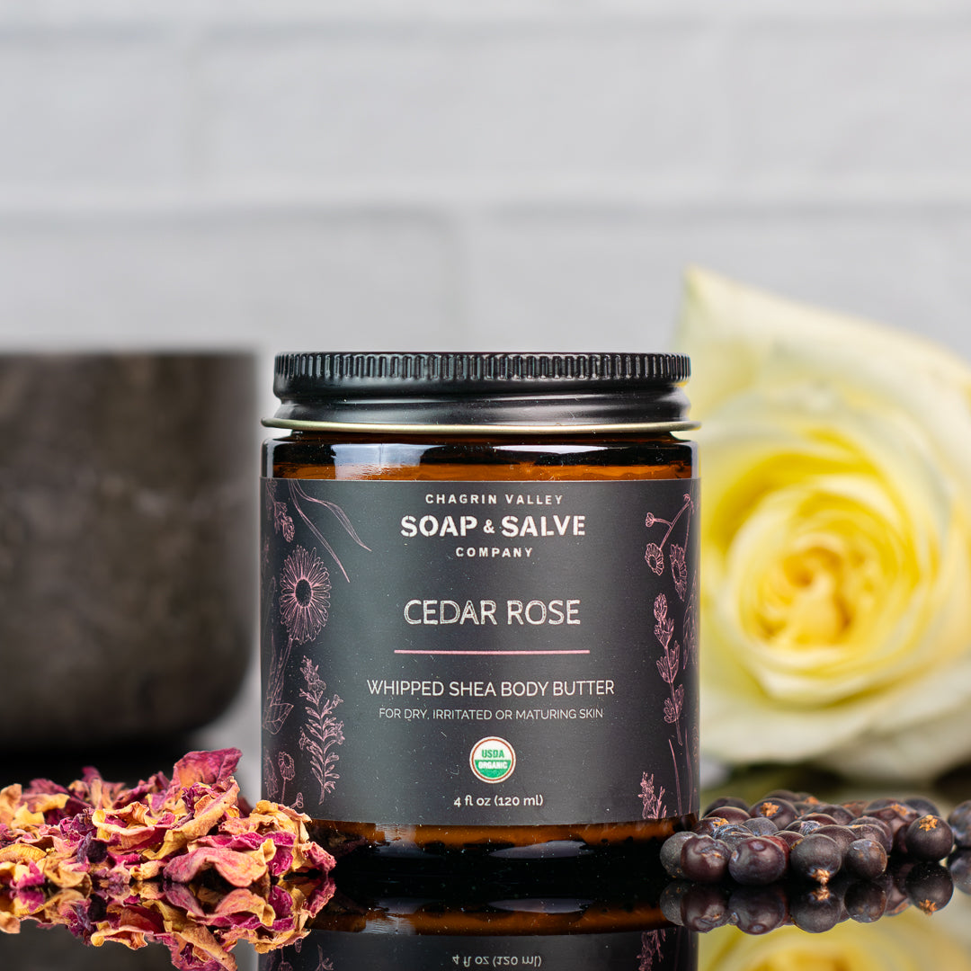 Whipped SHEA Butter: Cedar Rose