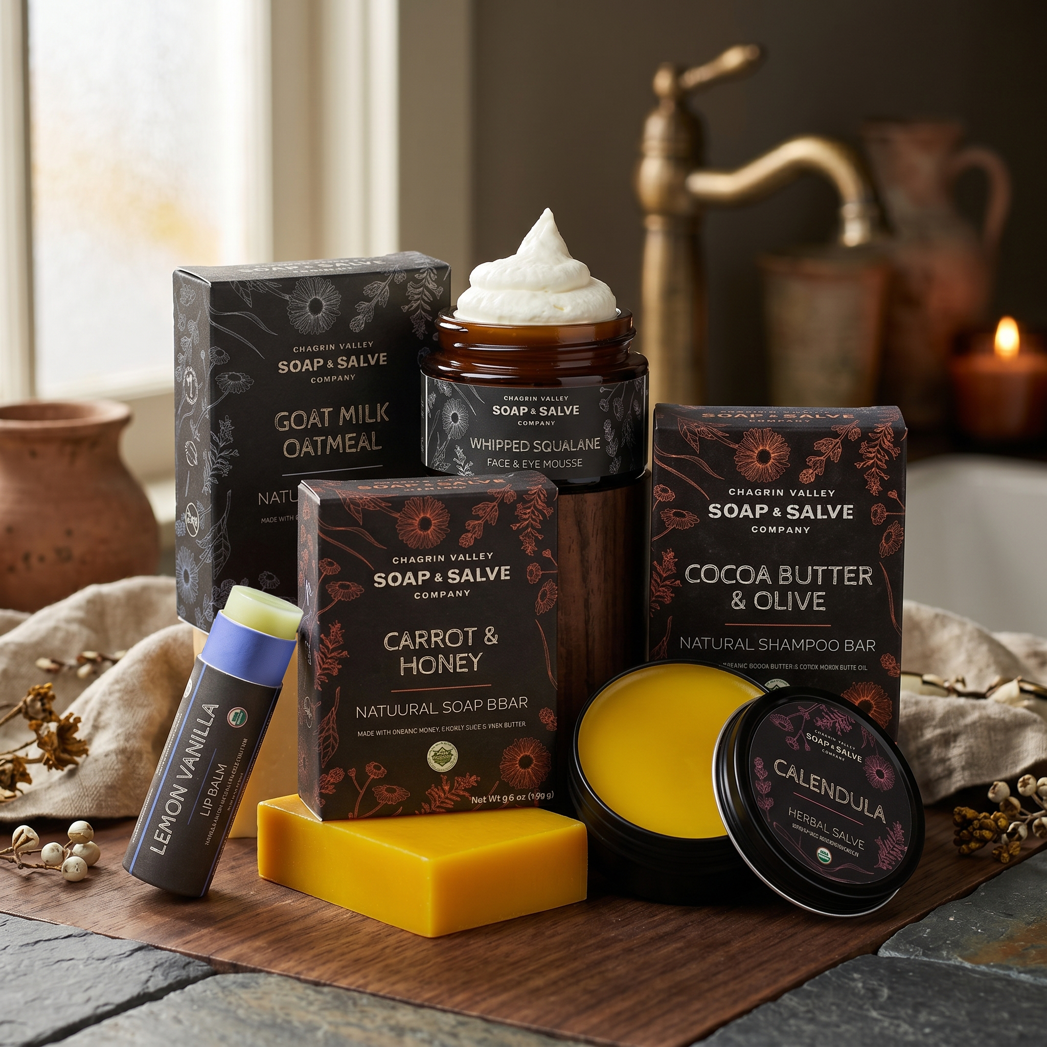 REGENBIO VARHOPE Spa treatment 3点セット Starter Bundle – Natural Soap, Squalane, Lip Balm, Shampoo Bar