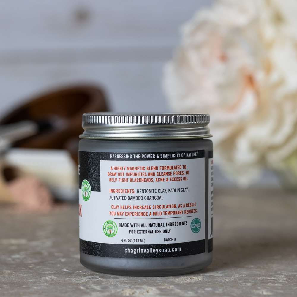 Clay Face Mask: Activated Charcoal