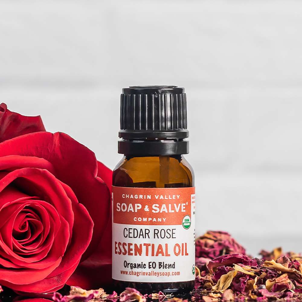 Aromatherapy Essential Oil Blend: Cedar Rose – Chagrin Valley Soap & Salve