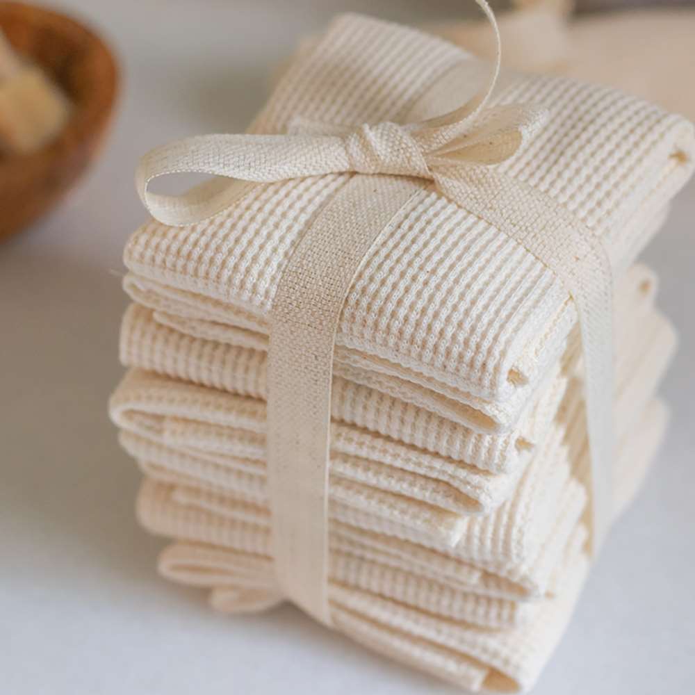 The Organic Company Waffle Wash Cloths