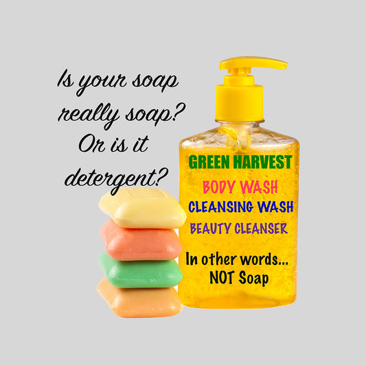 Commercial Soap vs Natural Soap