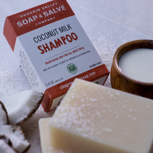 Natural Organic Coconut Milk Shampoo Bar