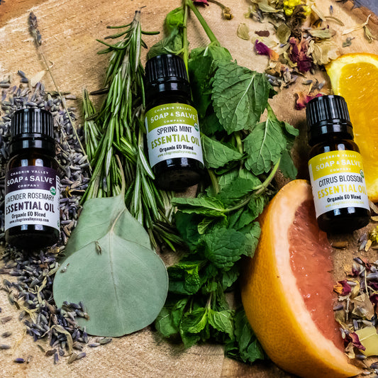 Organic Aromatherapy Essential Oil Blends