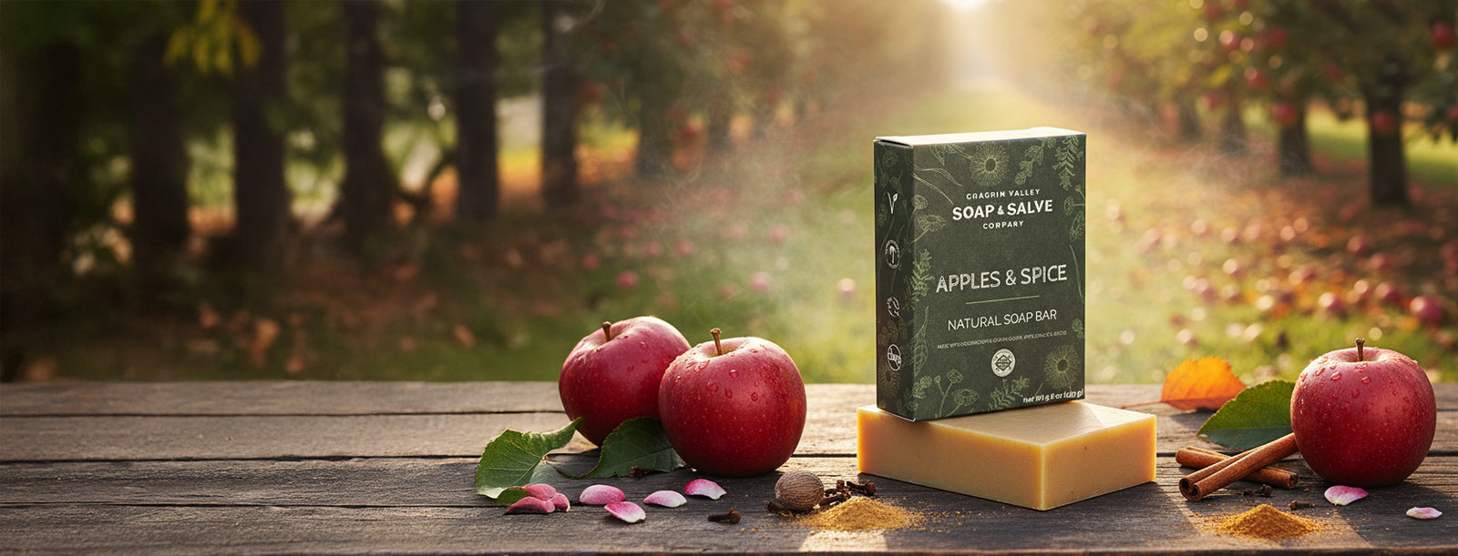Organic Apples and Spice Seasonal Soap Bar