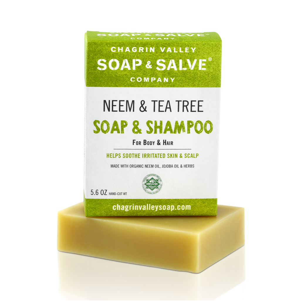 Neem & Tea Tree Body & Hair Shampoo – Chagrin Valley Soap & Salve
