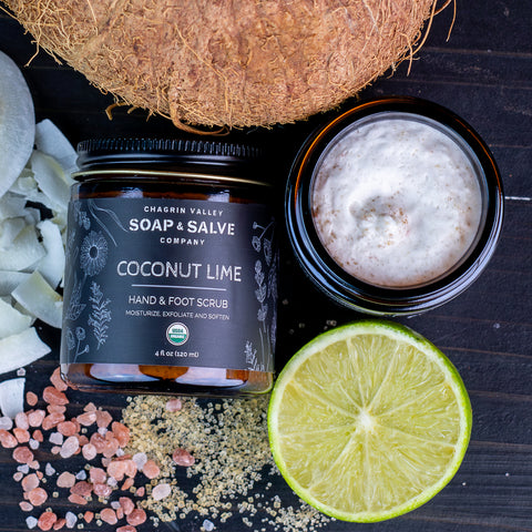 palmer's coconut sugar foot scrub Body Scrub: Coconut Lime Hand & Foot Scrub