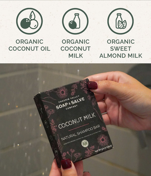 Barra de champú: Leche de coco