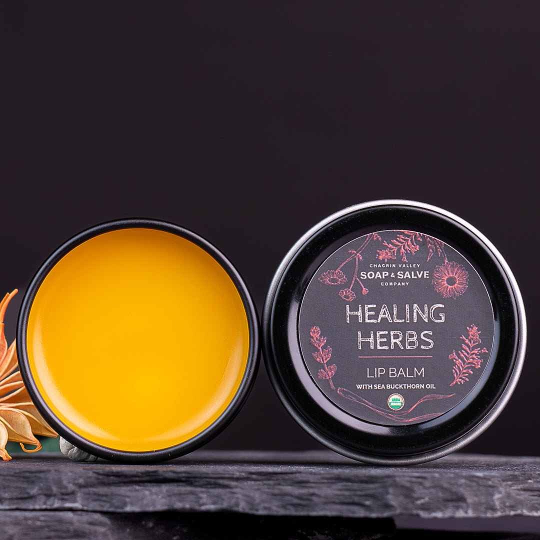Lip Balm: Soothing Healing Herbs – Chagrin Valley Soap & Salve