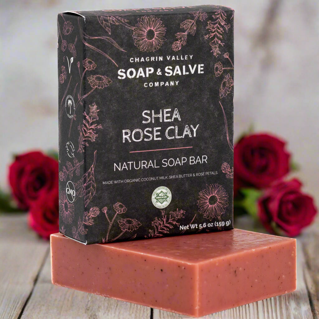Organic Soap Bar - Shea Rose