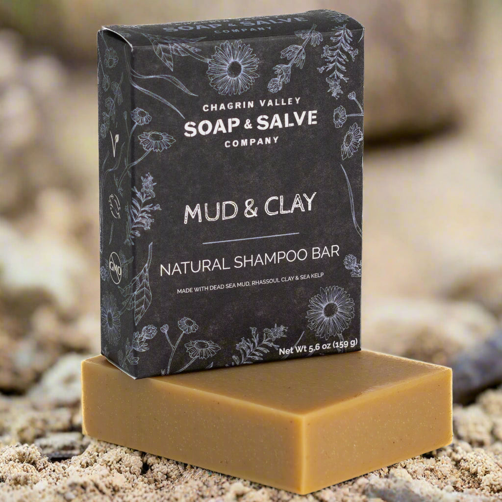 Organic Shampoo Bar Bar - Mud and Clay
