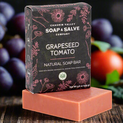 Natural Soap Bar - Grapseed Tomato