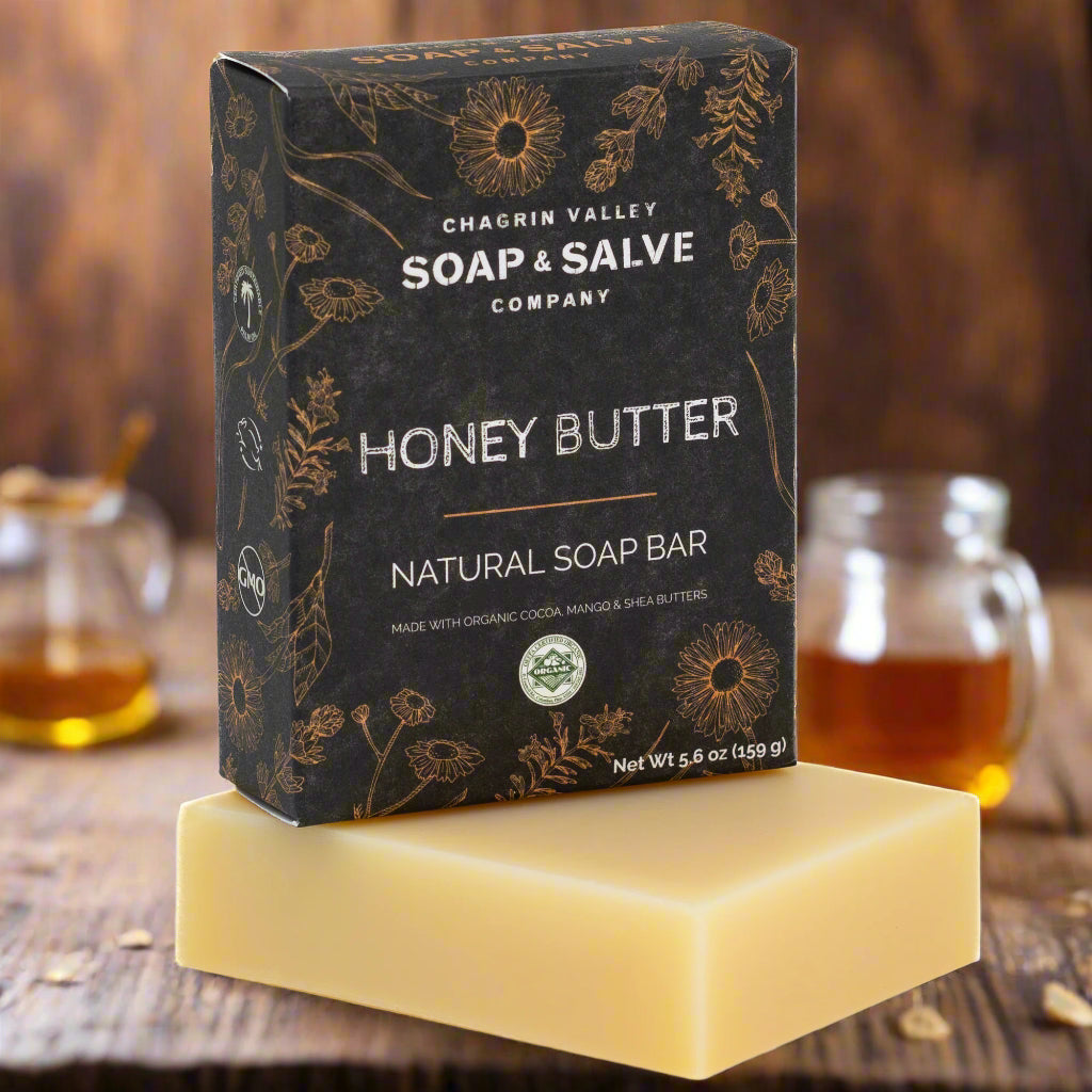 Natural Soap Bar- Honey Beer