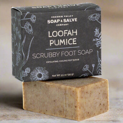Natural Soap - Loofah Pumice Foot Exfoliating Soap Bar