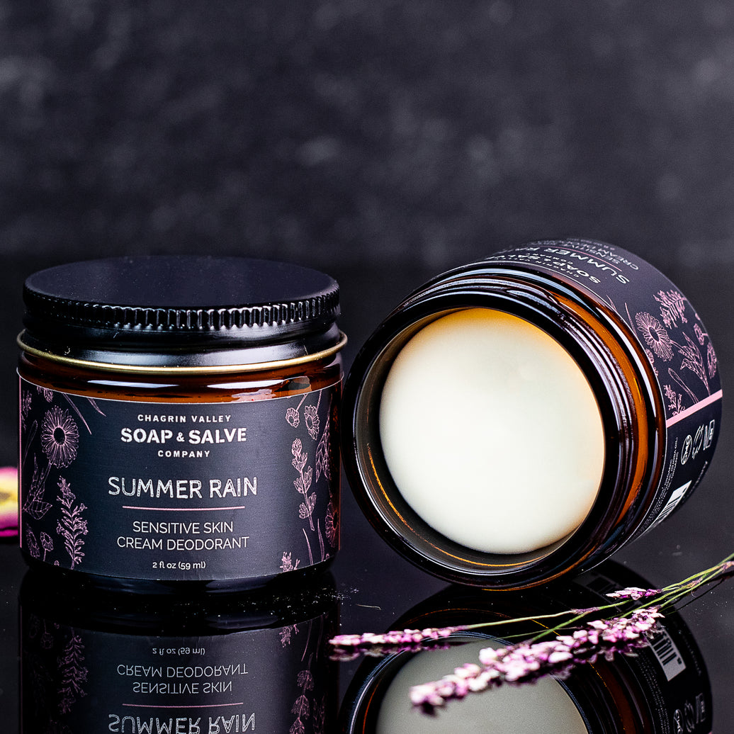 Organic Deodorant - Sensitive Skin - Summer Rain