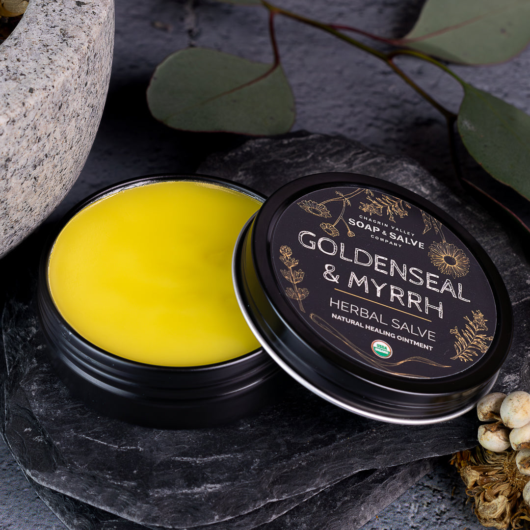 Organic Goldenseal and Myrrh Salve