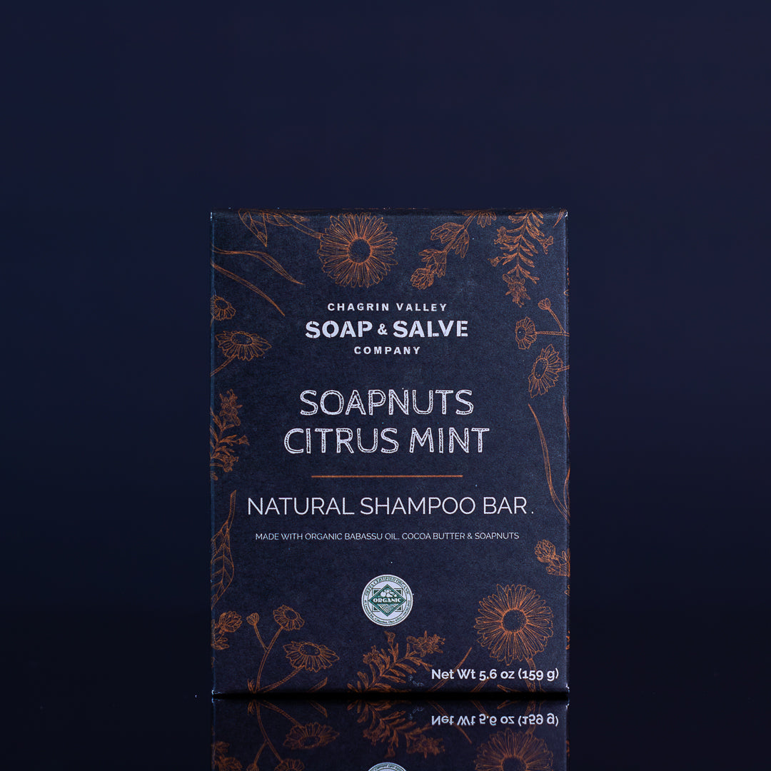 Shampoo-Riegel: Waschnüsse Zitrus-Minze