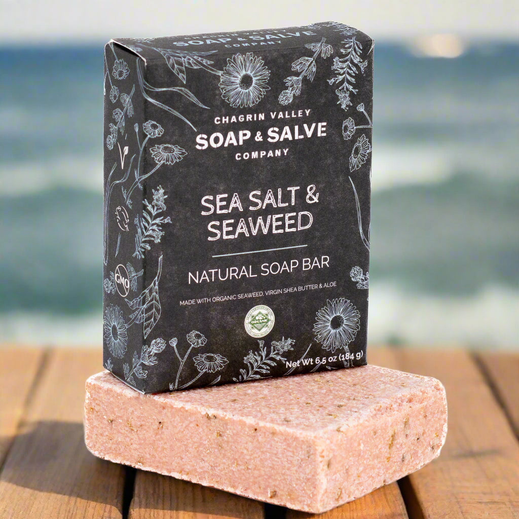 Organic Sea Salt and Seaweed Soap Bar