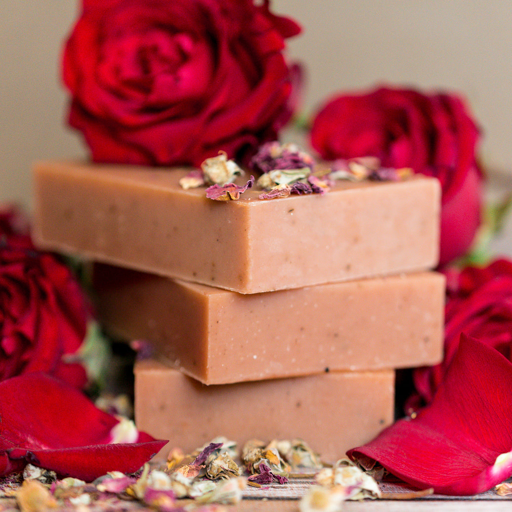 Natural Soap: Shea Rose Clay Complexion