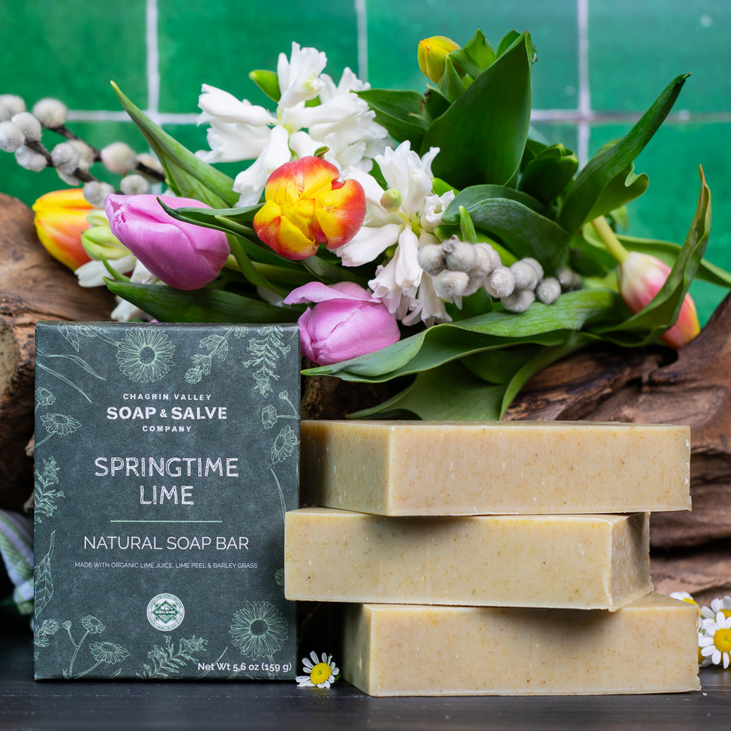 Organic Springtime Lime Soap 2024