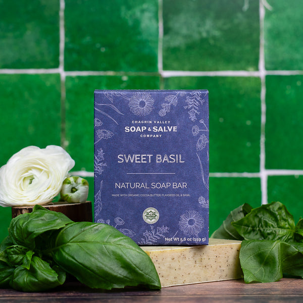 Jabón natural: Albahaca dulce