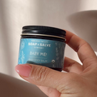 Baby balm in use