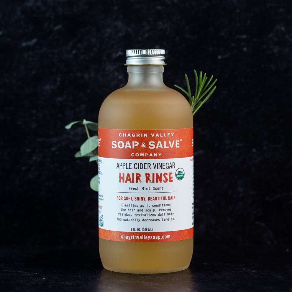 Make Your Own Natural Vinegar Hair Rinse Chagrin Valley Soap & Salve