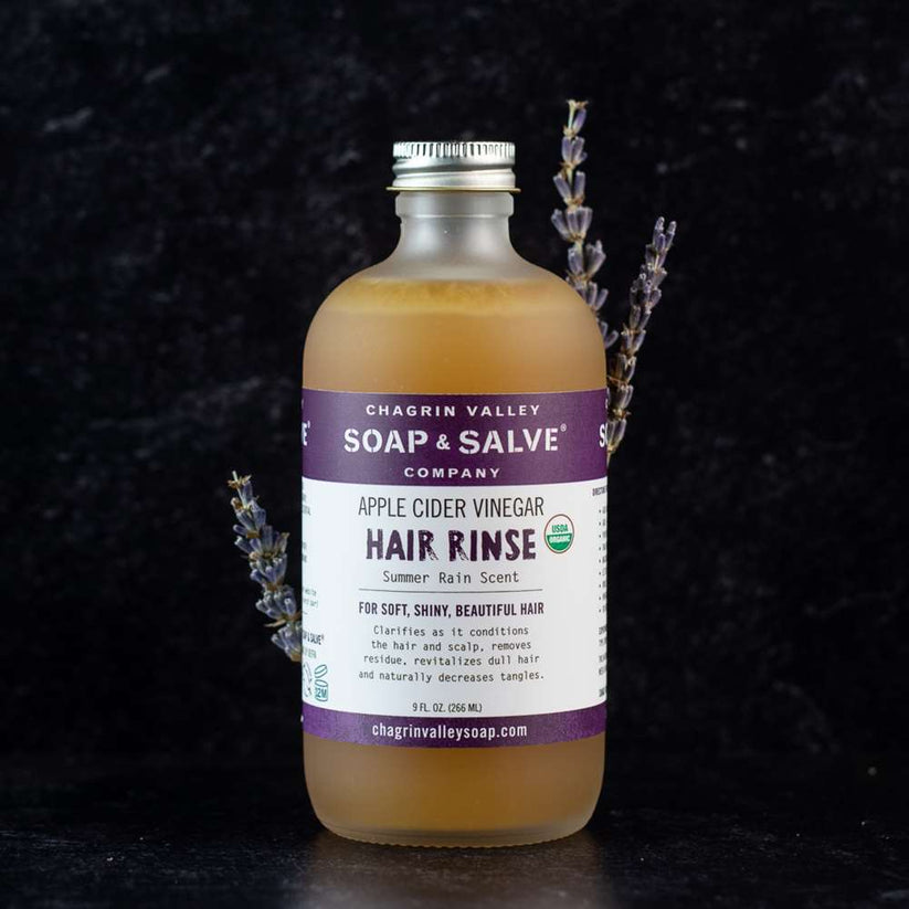 Make Your Own Natural Vinegar Hair Rinse Chagrin Valley Soap & Salve