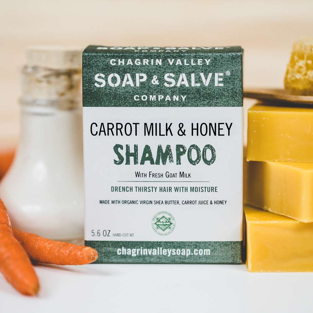 Shampoo Bar Carrot Milk Honey