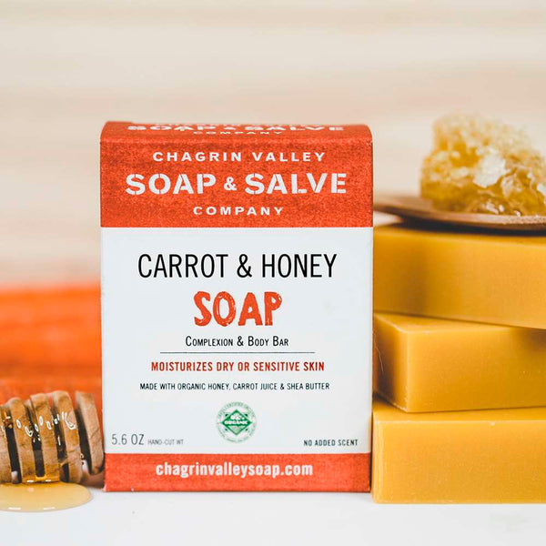 Soap: Carrot & Honey Complexion – Chagrin Valley Soap & Salve