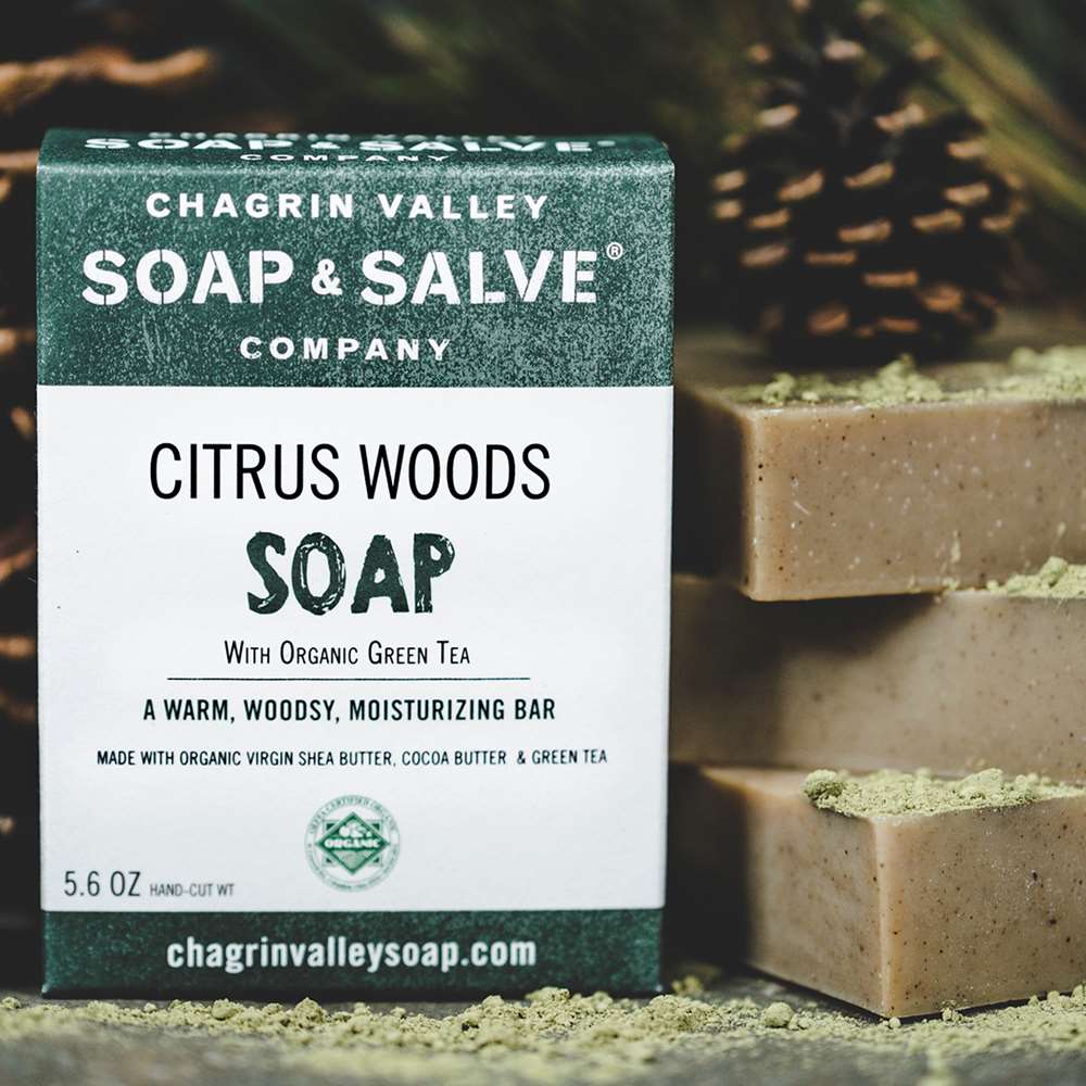 Natural Soap: Citrus Woods Green Tea Soap – Chagrin Valley Soap & Salve