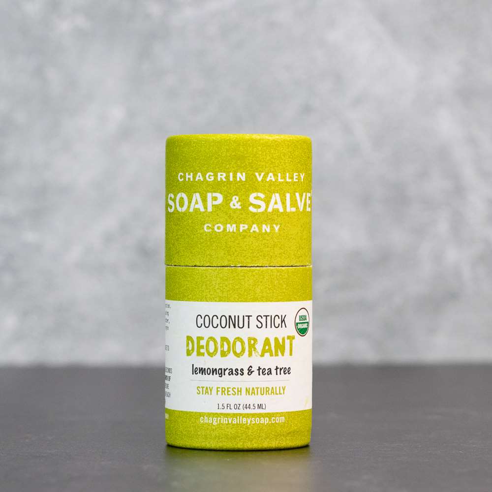 Deodorant: Coconut Stick Lemongrass Tea Tree