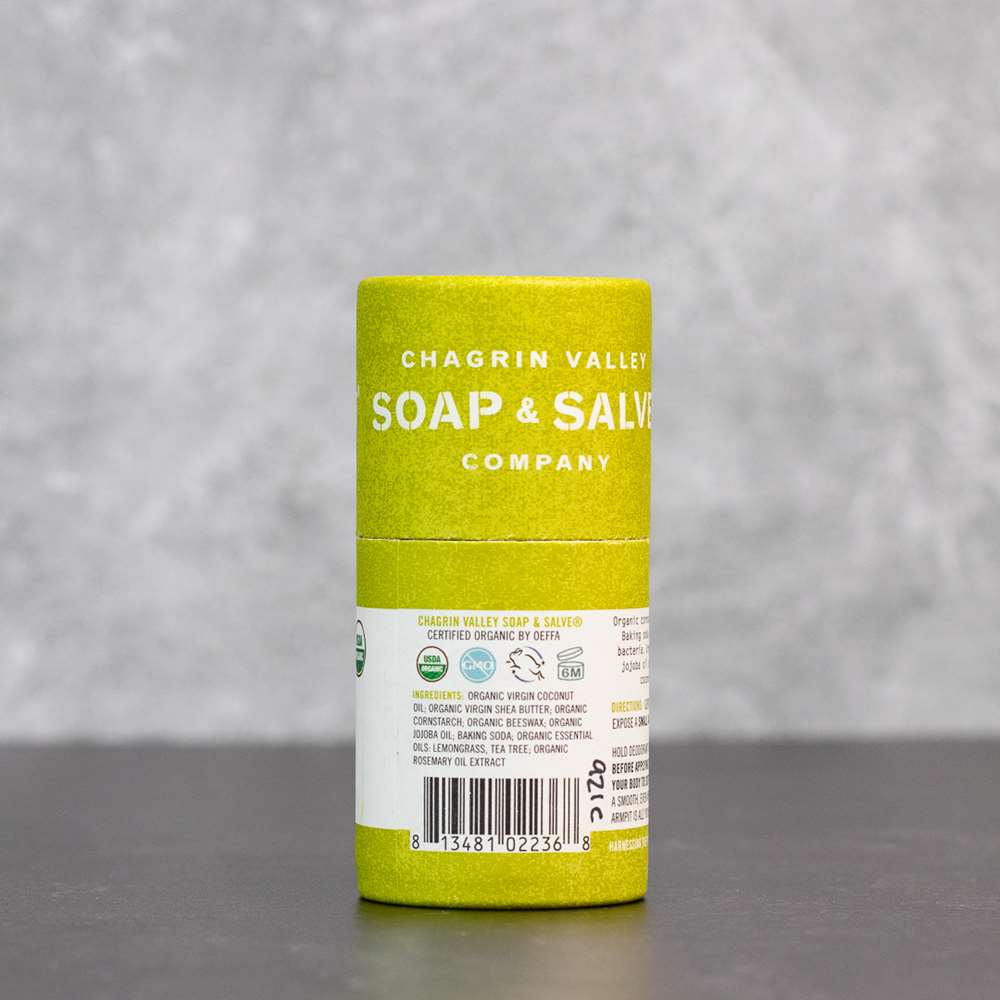 Deodorant: Coconut Stick Lemongrass Tea Tree