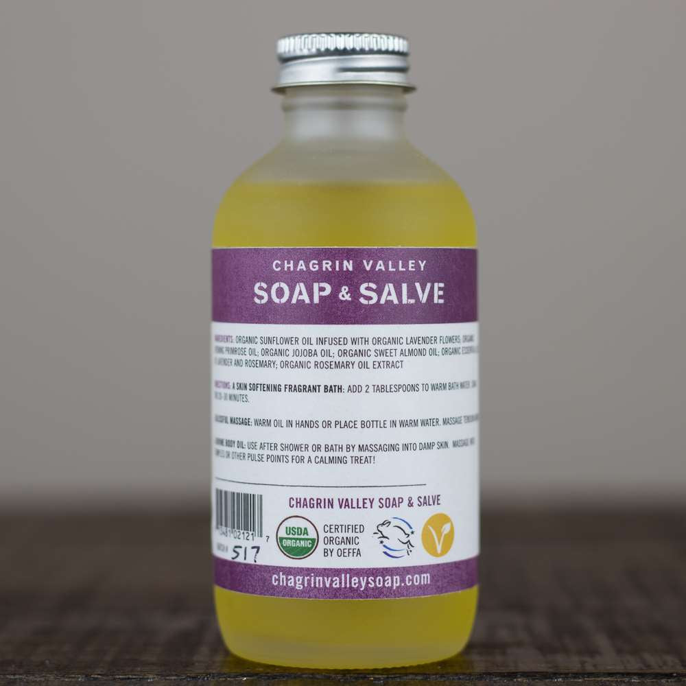 Bath and Body Oil: Lavender Rosemary