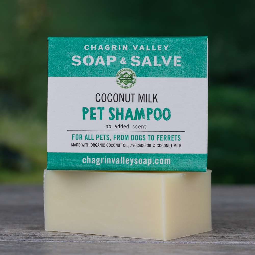 Dog/Pet Shampoo: Creamy Coconut Milk – Chagrin Valley Soap & Salve