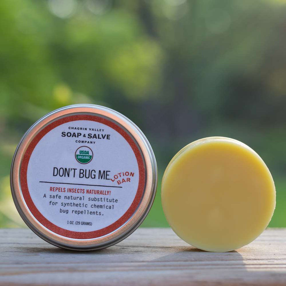 Don't Bug Me! Natural Bug Repellent Lotion Bar Chagrin Valley Soap & Salve