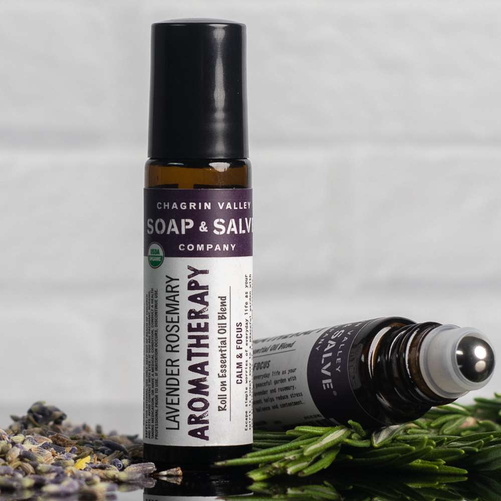 Aromatherapy Essential Oil Roll On: Lavender Rosemary