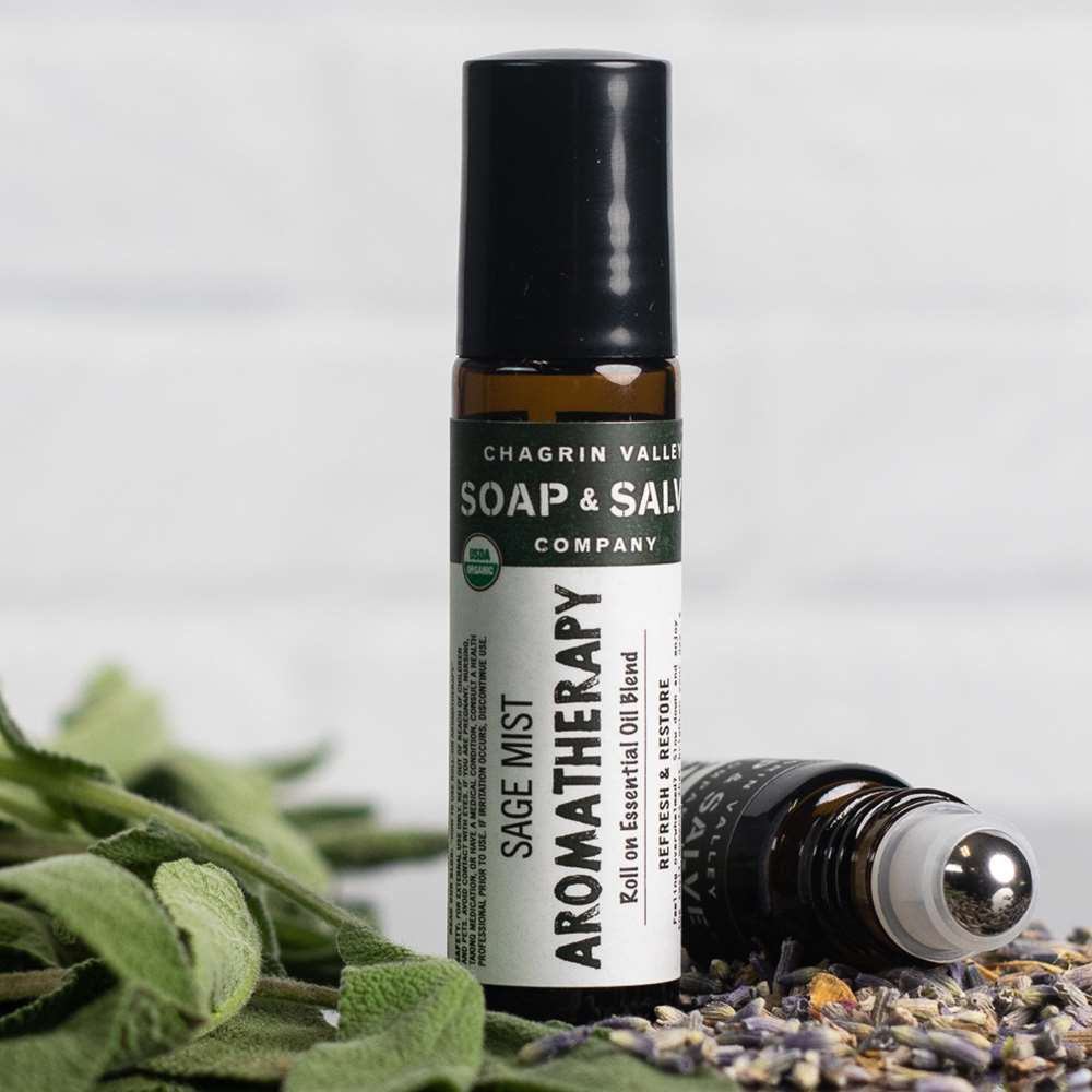 Aromatherapy Essential Oil Roll On: Sage Mist